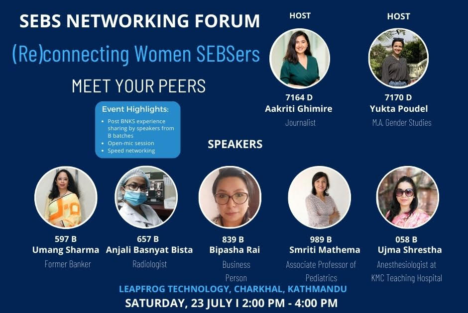 SEBS Networking Forum: Re(Connecting) Women SEBSers