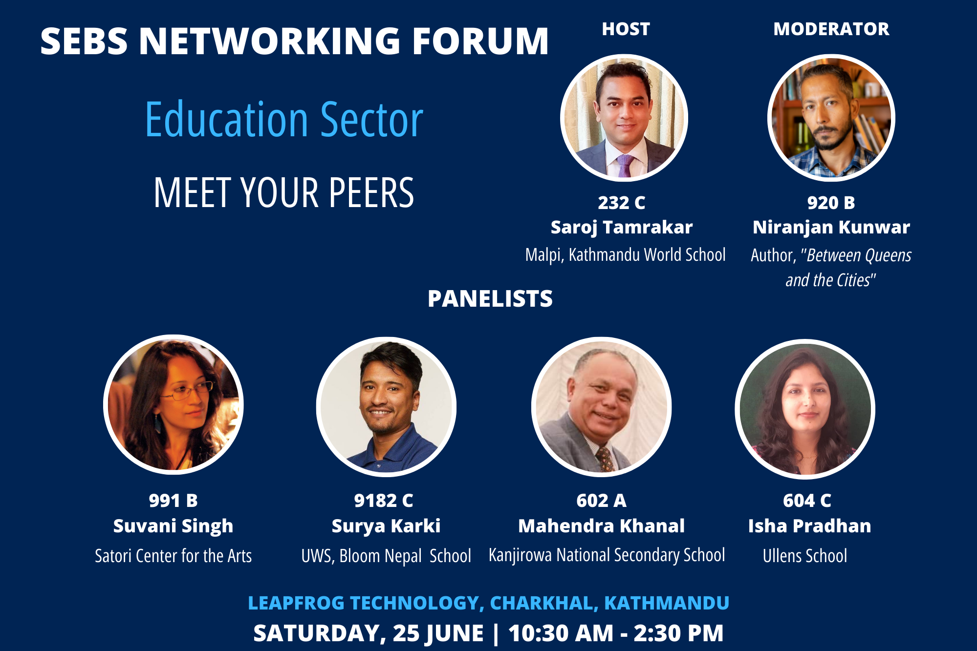 SEBS Networking Forum — Education Sector